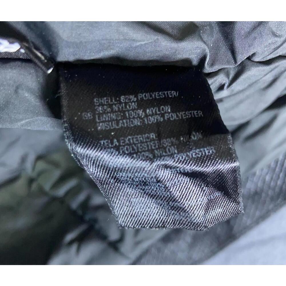 Women's The North Face TNF Medium Charcoal Gray Primaloft Trench Style, Pea Coat - Picture 15 of 16